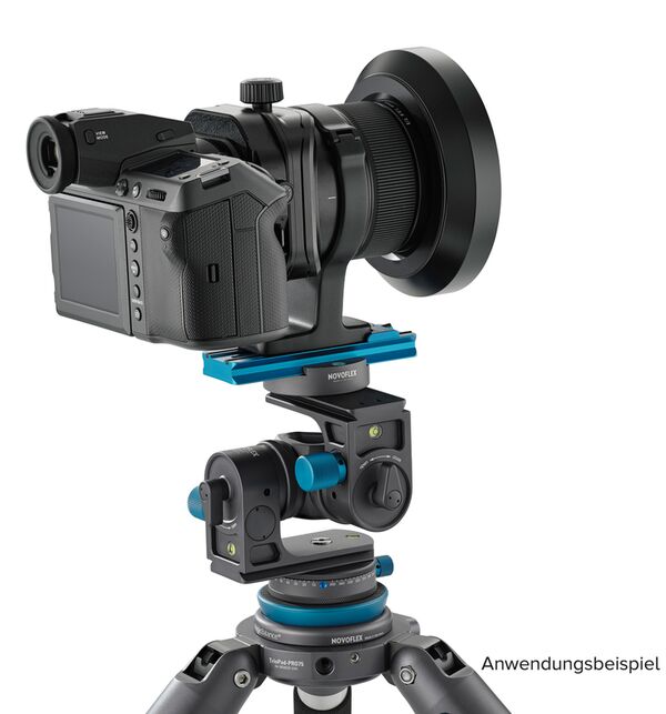 Novoflex Modularer Getriebeneiger KOPF² Starter Kit mit Kupplung u. Panoramadrehung 