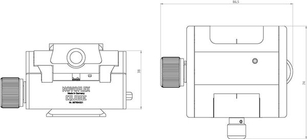 Novoflex Modularer Goniometerkopf Duo-Kit 