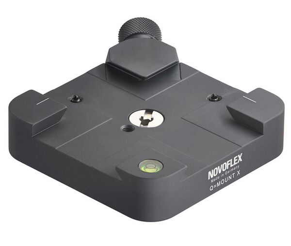 Novoflex Q=MOUNT X Kupplung mit Kreuzklemmung, durchschraubbar 