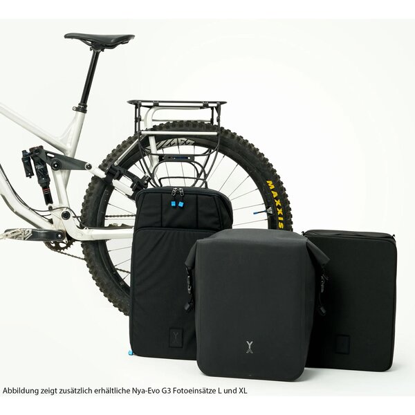 Nya-Evo Fjord Bike 28 wasserdichte Fahrradtasche  Graphite