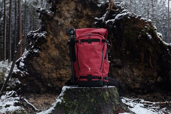Nya-Evo Rucksack Fjord 60-C Action Pack Econyl  60 Liter Canyon Red