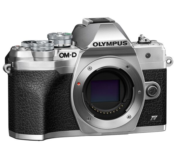 Olympus OM-D E-M10 Mark IV Gehäuse  Micro Four Thirds silber