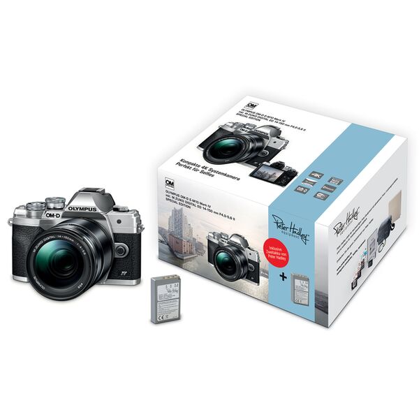 Olympus OM-D E-M10 Mark IV Special Edition inkl. M.Zuiko 14-150mm + 2ter Akku  silber