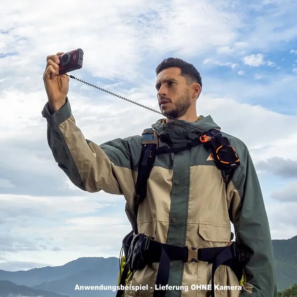 OM SYSTEM CSCH-123 TG orange, Sporthalterung für Kameras 