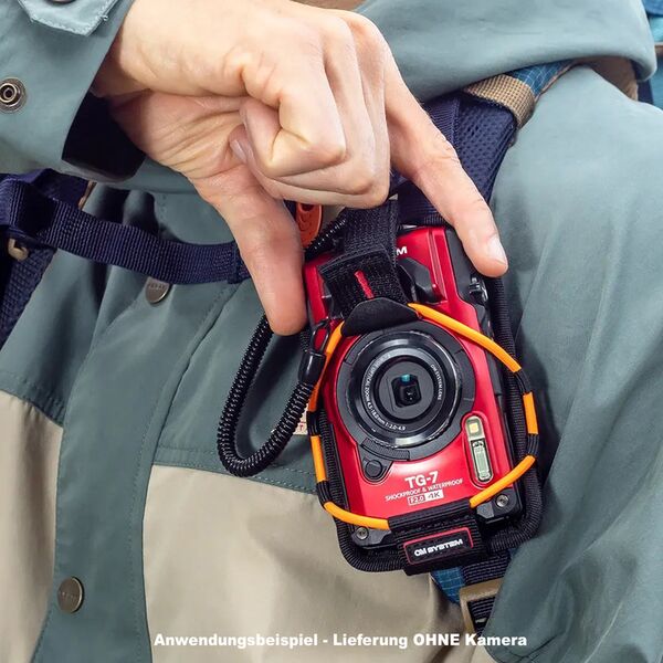 OM SYSTEM CSCH-123 TG orange, Sporthalterung für Kameras 
