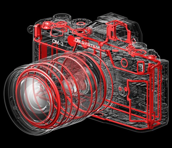 OM SYSTEM OM-3 Gehäuse - Retourenware mit 900 Auslösungen 