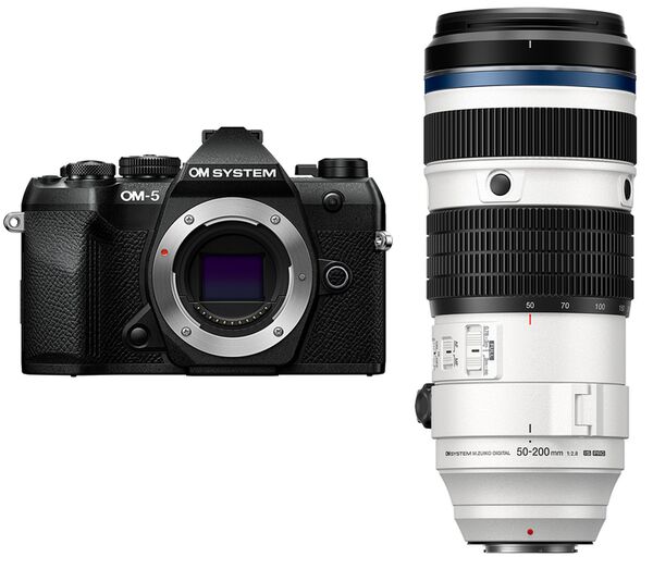 OM SYSTEM OM-5 II + M.Zuiko Digital ED 50-200mm f/2,8 IS PRO  schwarz