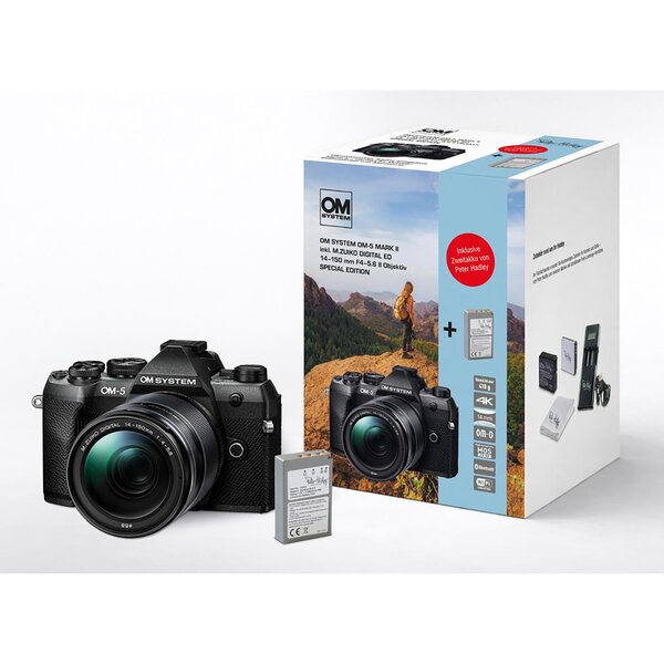OM SYSTEM OM-5 II Special Edt. + ED 14-150 mm II + PH Akku  schwarz