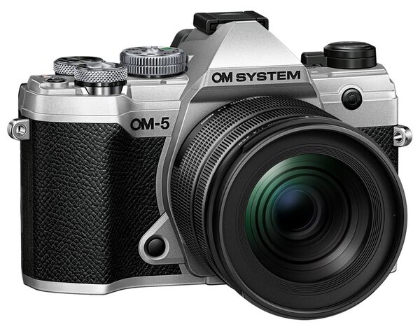 OM SYSTEM OM-5 + M.Zuiko AF 12-45mm f/4 Pro ED - Retourenware -  silber