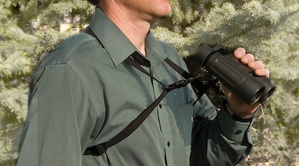 OP/TECH Bino/Cam Harness, black  Webbing