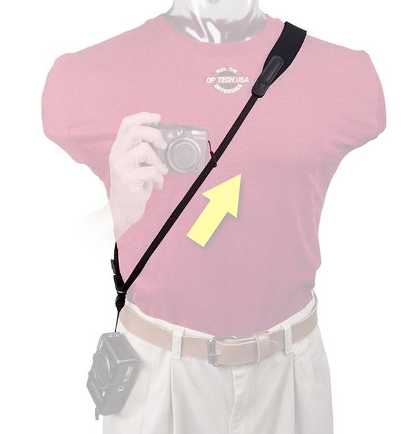 OP/TECH Compact Sling, Black 