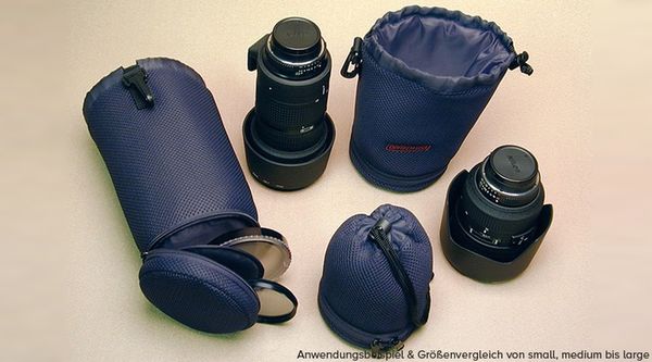 OP/TECH Lens/Filter Pouch, black  Medium