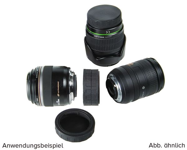 OP/TECH Objektivrückdeckel Lens Mount Caps Double  Micro Four Thirds