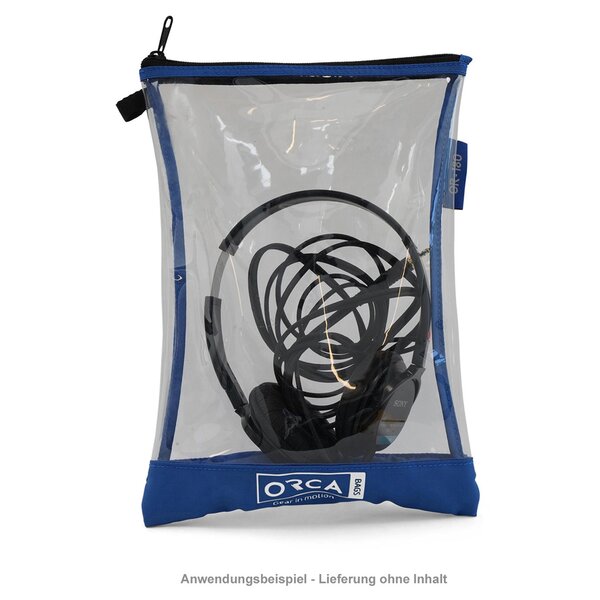 Orca OR-180 4er Set transparente Zubehörtaschen 