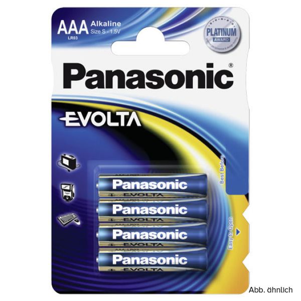 Panasonic Batterie Evolta Micro AAA  4er-Pack