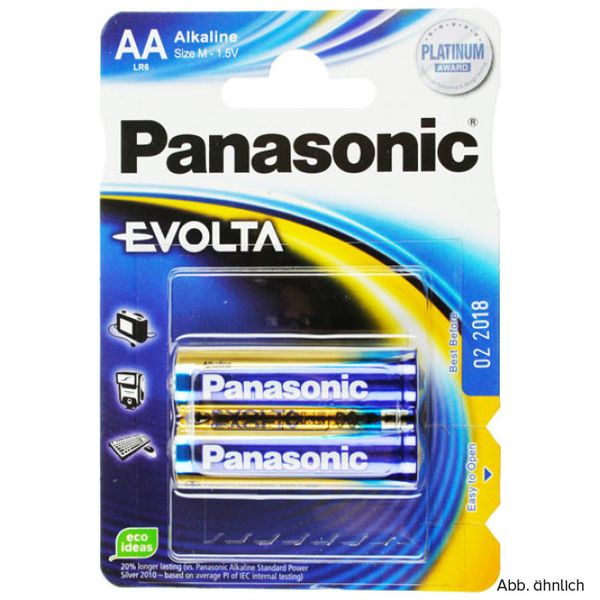Panasonic Batterie Evolta Mignon AA  2er-Pack