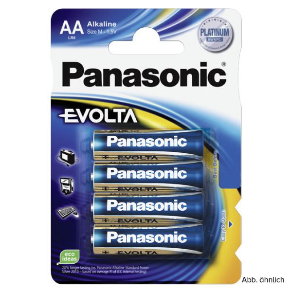 Panasonic Batterie Evolta Mignon AA  4er-Pack