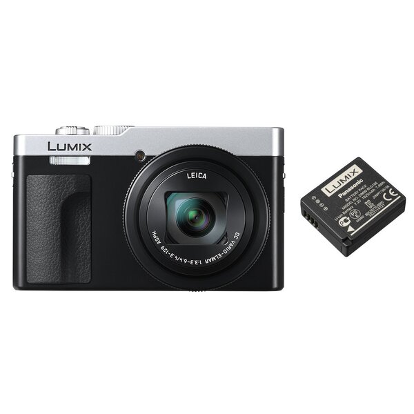 Panasonic DMC-TZ99 + DMW-BLG 10E  silber / schwarz