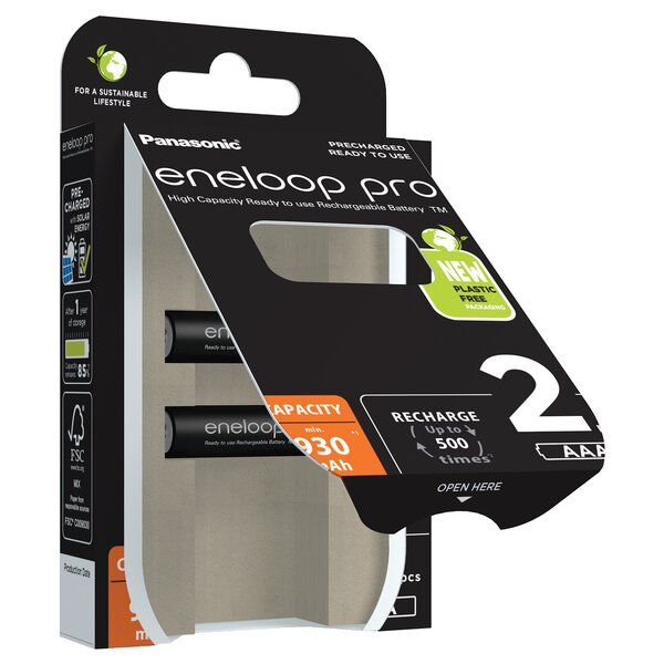 Panasonic eneloop pro  AAA 930 mAh 2 Stück