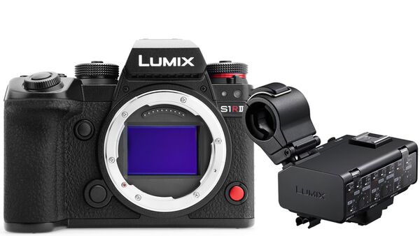 Panasonic Lumix DC-S1RII + XLR-Mikrofonadapter DMW-XLR2 