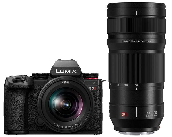 Panasonic Lumix DC-S5II + S 20-60mm f/3.5-5.6 + S Pro 70-200mm f/4,0 O.I.S. 