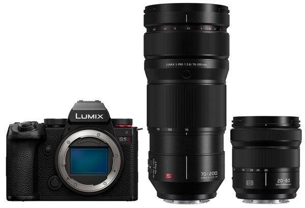 Panasonic Lumix DC-S5II + S 20-60mm f/3.5-5.6 + S Pro 70-200mm f/2,8 O.I.S. 