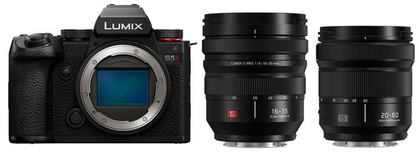 Panasonic Lumix DC-S5II + S 20-60mm f/3.5-5.6 + S Pro 16-35mm f/4,0 