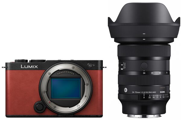Panasonic Lumix DC-S9 + Sigma 24-70mm f/2,8 DG DN II Art  Karminrot