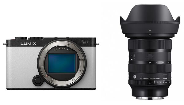 Panasonic Lumix DC-S9 + Sigma 24-70mm f/2,8 DG DN II Art  smokey white