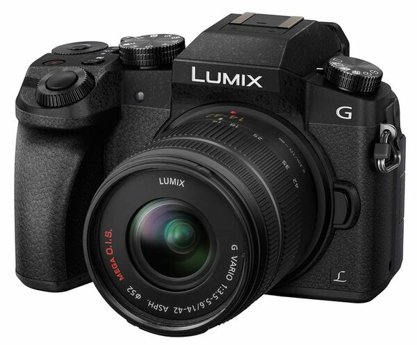 Panasonic Lumix DMC-G70 + AF 14-42mm OIS G-Vario  schwarz