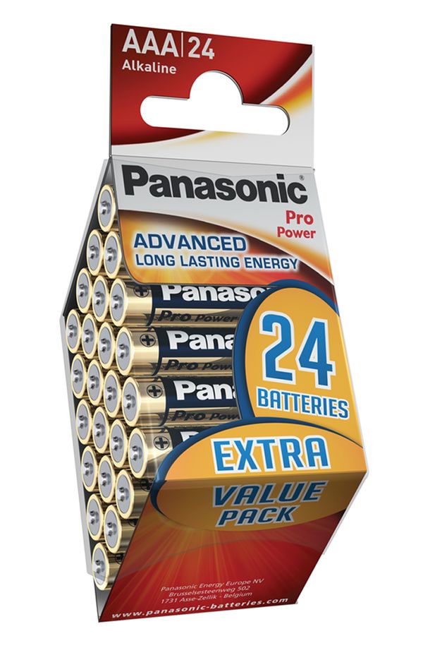 Panasonic ProPower Micro AAA Batterie  24 Stück