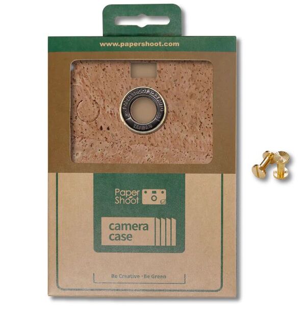 Paper Shoot Camera Bundle - Cork Case  Plain
