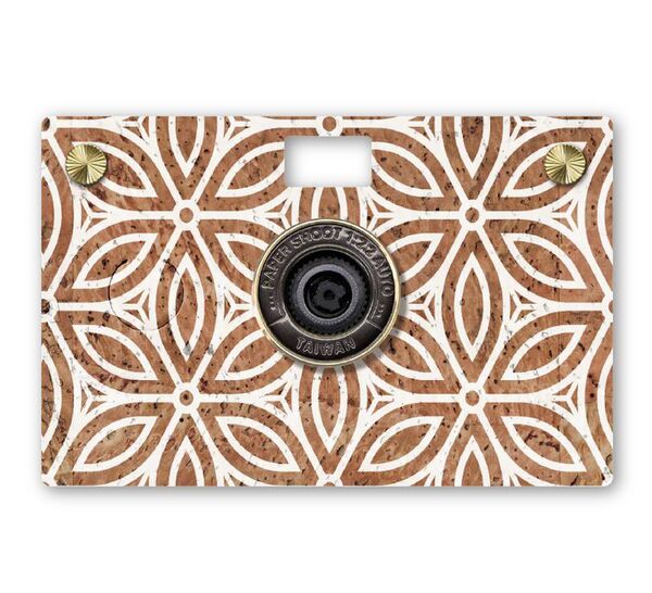 Paper Shoot Cork Case  Brick Lattice