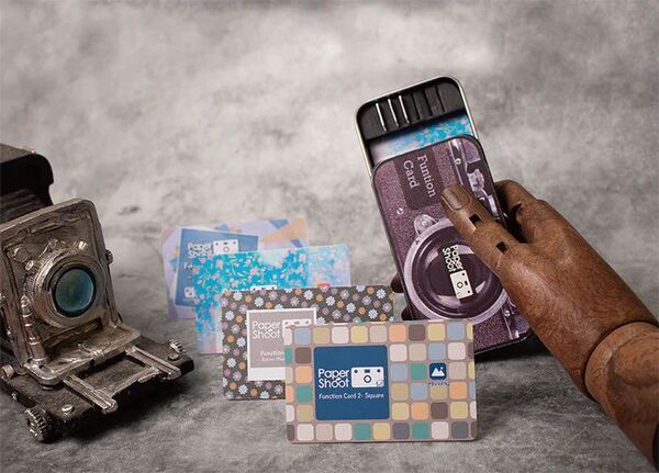 Paper Shoot Function Card Set - 4 Functions on 4 Cards 