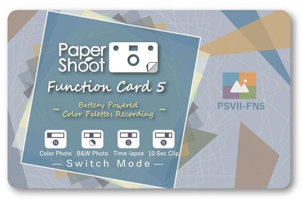 Paper Shoot Function Card Set - 4 Functions on 4 Cards 