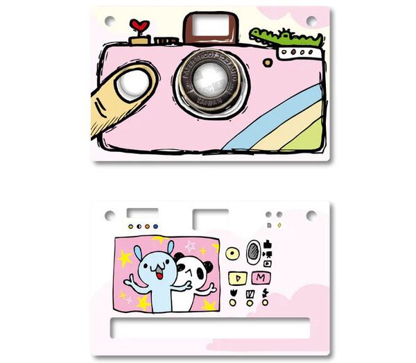 Paper Shoot Hand Drawing  Paper Case  Pink