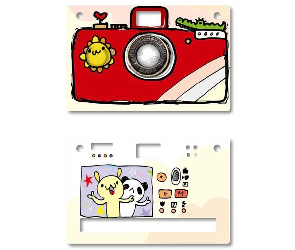 Paper Shoot Hand Drawing  Paper Case  Red