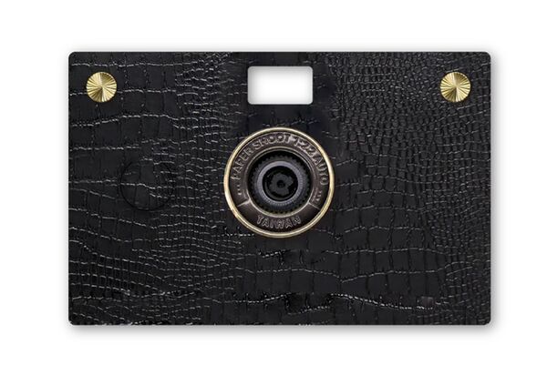 Paper Shoot Leather Texture Case  Black