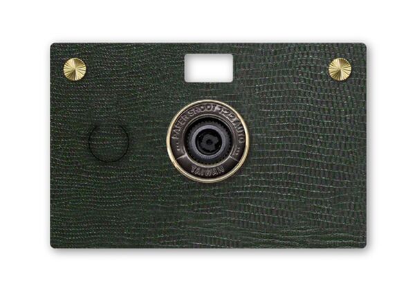 Paper Shoot Leather Texture Case  Spruce Green