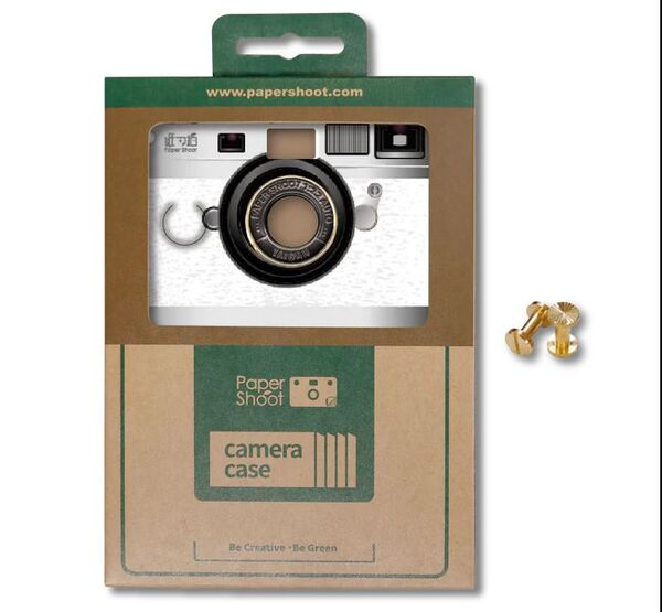 Paper Shoot Old Time Paper Case  Classical White