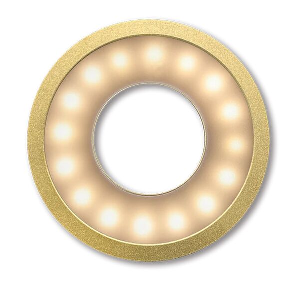 Paper Shoot Ring Light  Gold