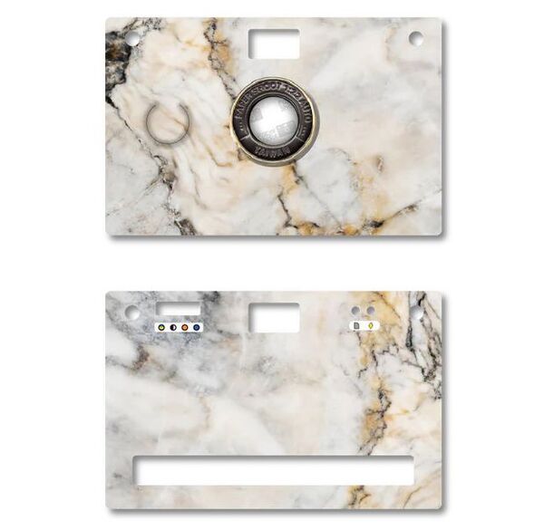 Paper Shoot Stone Pattern Paper Case  Calacatta Gold