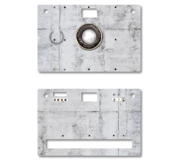 Paper Shoot Stone Pattern Paper Case  Exposed Concrete