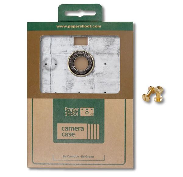 Paper Shoot Stone Pattern Paper Case  Exposed Concrete