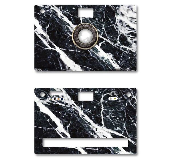 Paper Shoot Stone Pattern Paper Case  Nero Maruina