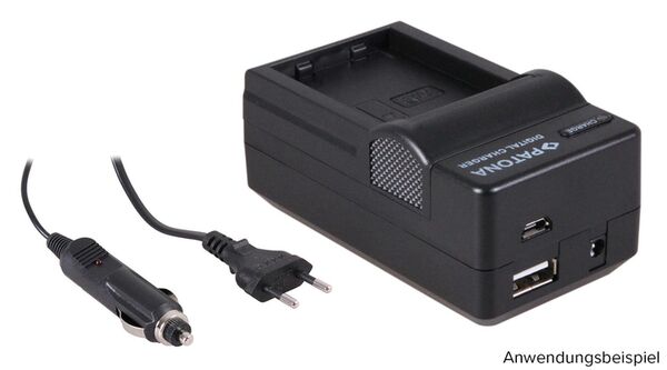 Patona 4in1 Ladegerät für Nikon  EN-EL23