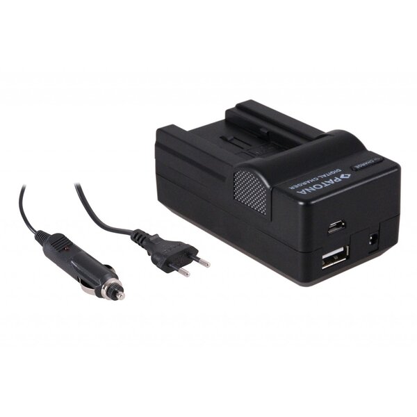 Patona 4in1 Ladegerät für Canon  BP-718