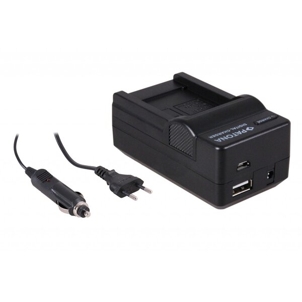 Patona 4in1 Ladegerät für Canon  NB-6l NB6L