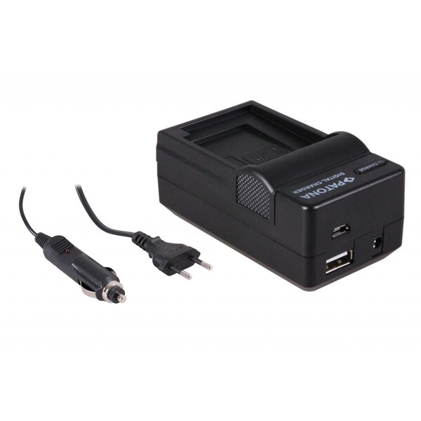 Patona 4in1 Ladegerät für Canon  NB12l NB13l