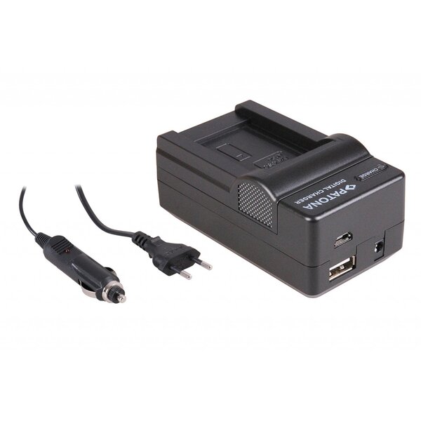 Patona 4in1 Ladegerät für Casio Exilim EX-Z150 Z155 Z250 NP70 NP-70 